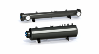 HRS-396-T Испаритель кожухотрубный HYDROCH (приварные опоры + комплект фланцев)