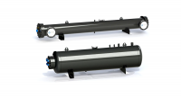 HRS-505-T Испаритель кожухотрубный HYDROCH (приварные опоры + комплект фланцев)
