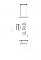 3340/11S Регулятор давления конденсации Castel (ODF 1 3/8"-35 mm : пайка)