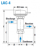 LAC 4/295HP (1/2) Регулятор давления конденсации Sporlan