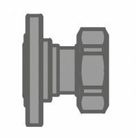 Адаптер Rotalock 1-1/4"- 12UNF (свободн.фланец) (Frigopoint) CE